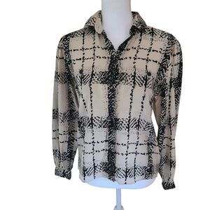 vintage silk road collection 100% silk blouse size 6